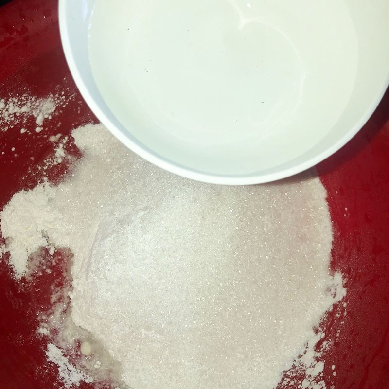 Bước 2 Pha bột chiên giòn Sake chiên bằng bột chiên giòn