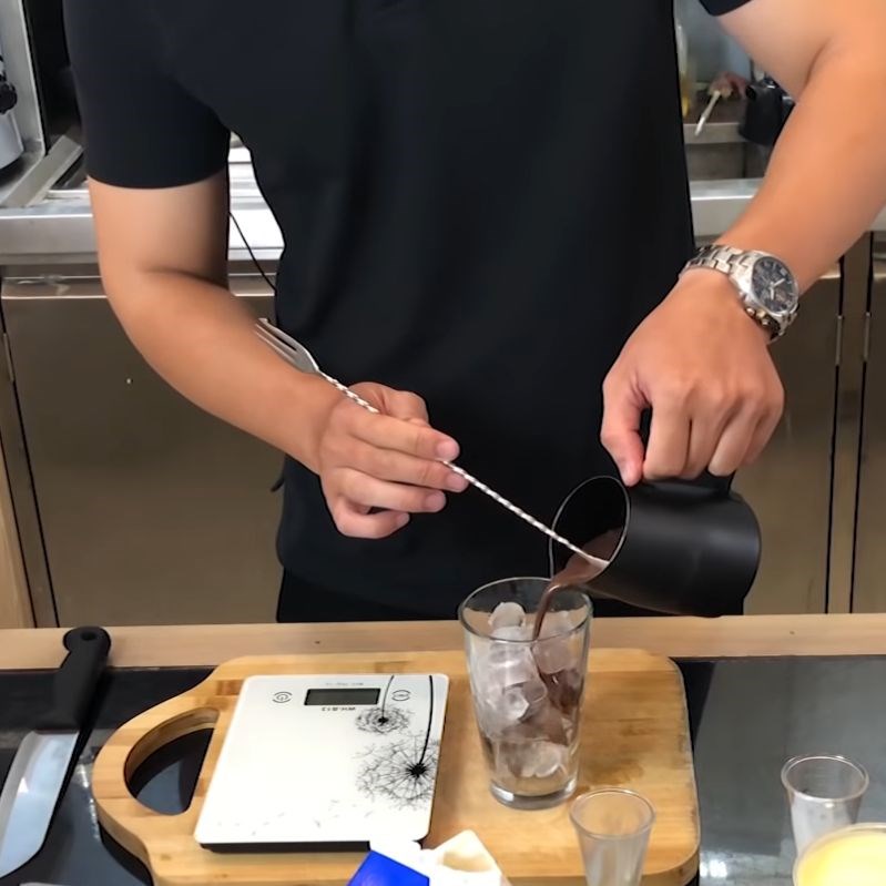 Bước 3 Pha cacao kem trứng Cacao kem trứng