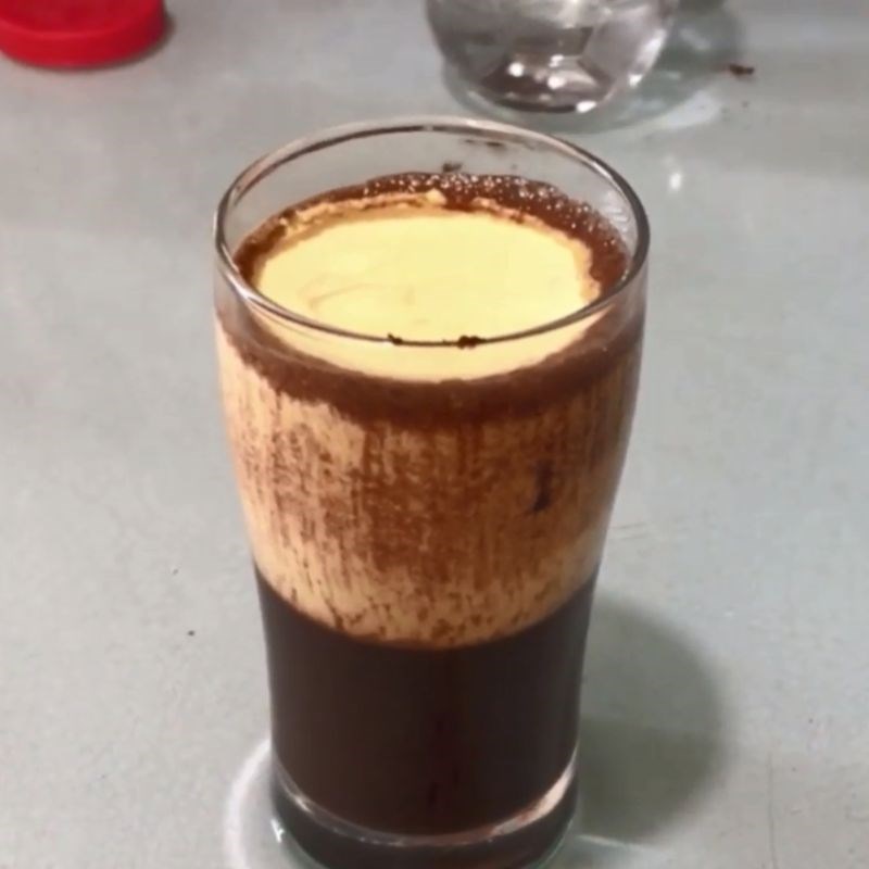 Bước 2 Pha cacao trứng Cacao trứng