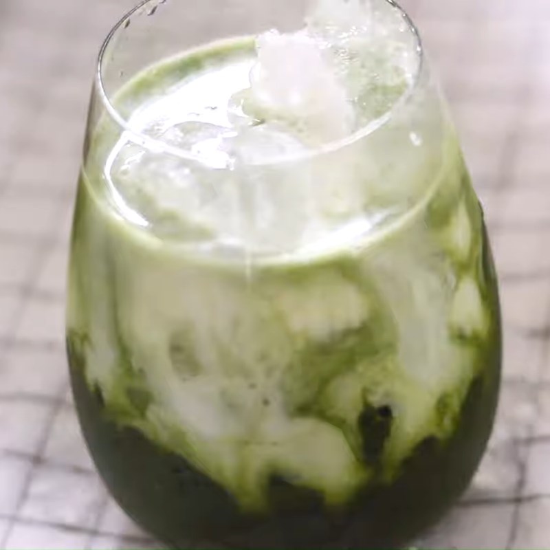 Bước 3 Pha matcha cùng cà phê Cà phê matcha - matcha espresso