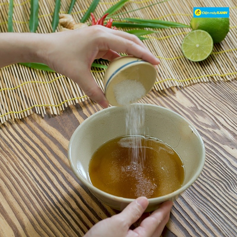 Bước 2 Pha nước chấm Nước mắm gừng