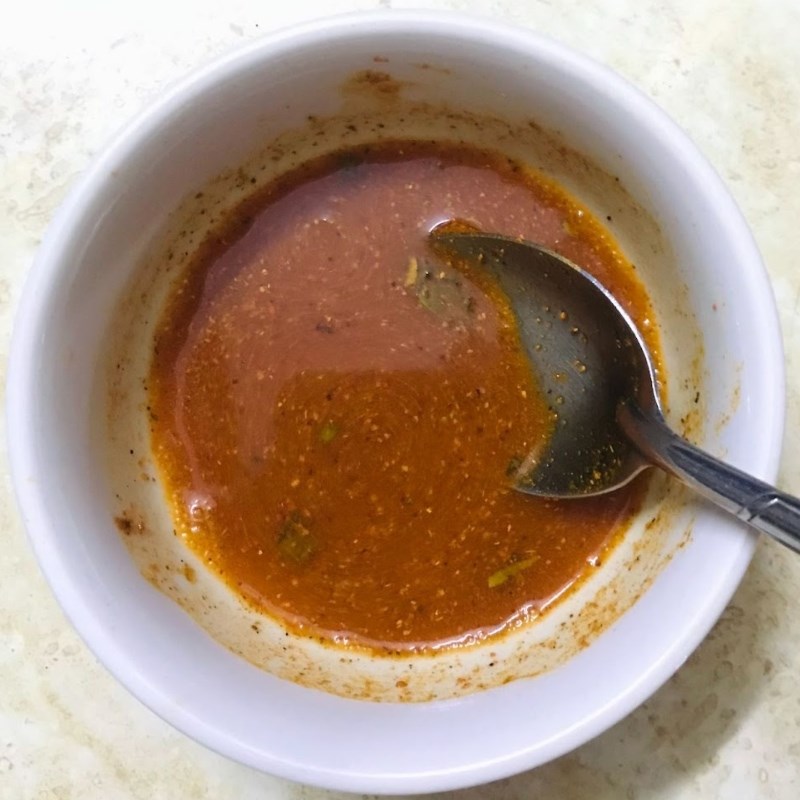 Bước 4 Pha nước sốt Ếch xào lăn