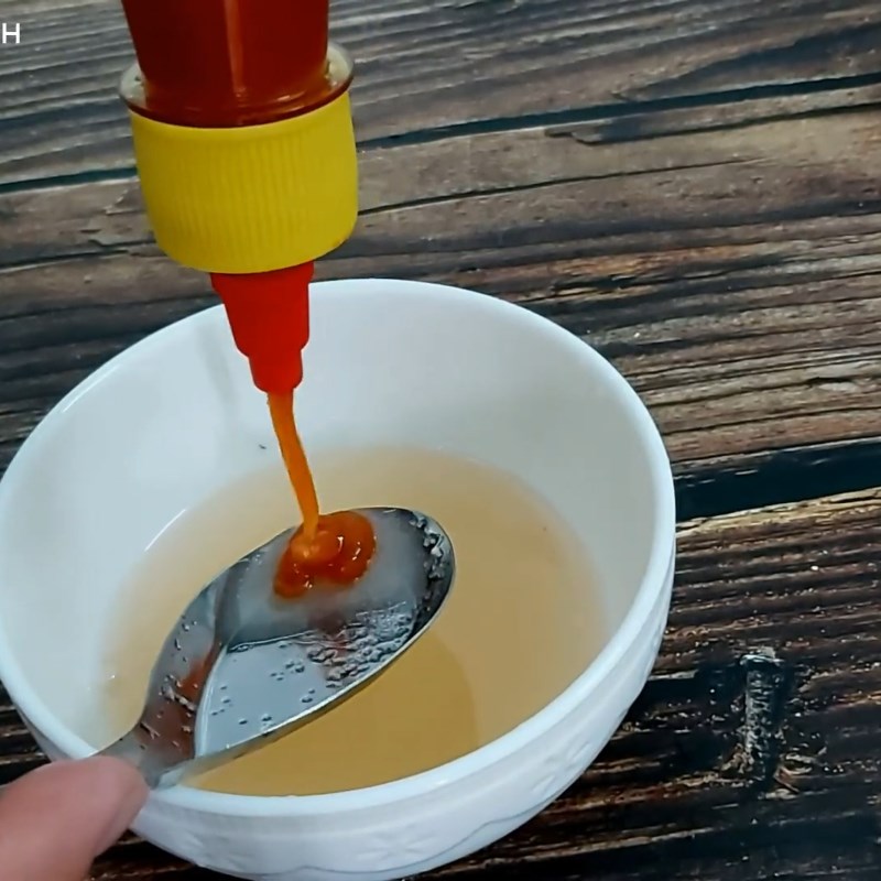 Bước 2 Pha nước trộn Gỏi rau càng cua chay