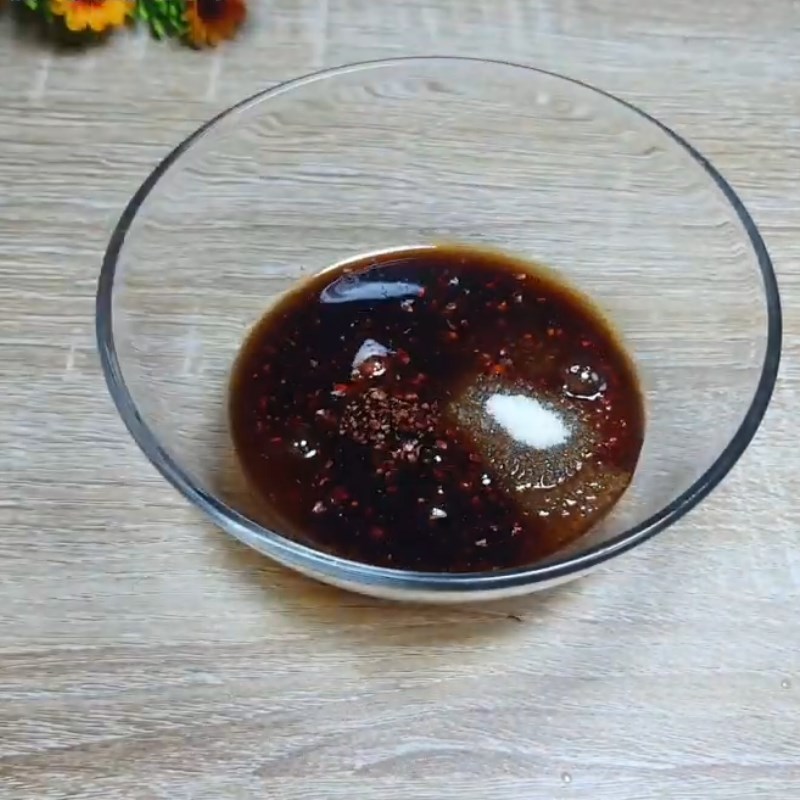 Bước 3 Pha nước trộn gỏi Gỏi bắp cải cà rốt sườn chay