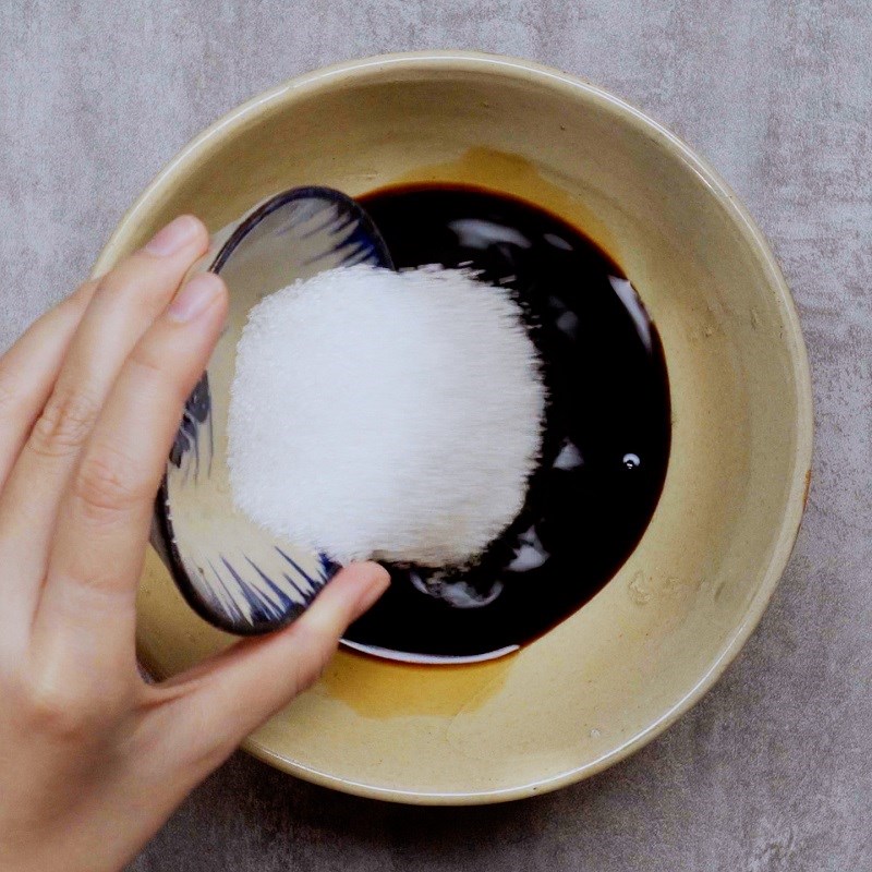 Bước 2 Pha nước tương Nước chấm bột chiên