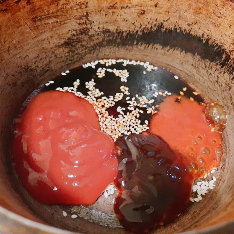 Bước 4 Pha sốt chấm Bò nướng ngũ vị bằng nồi nướng thủy tinh