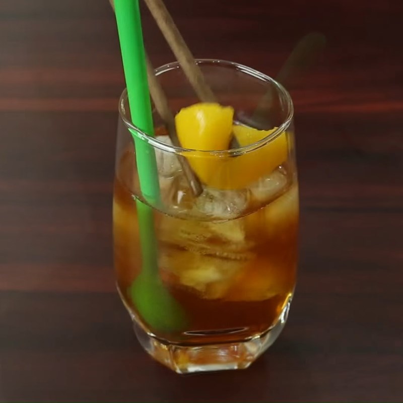 Bước 2 Pha trà Trà đào