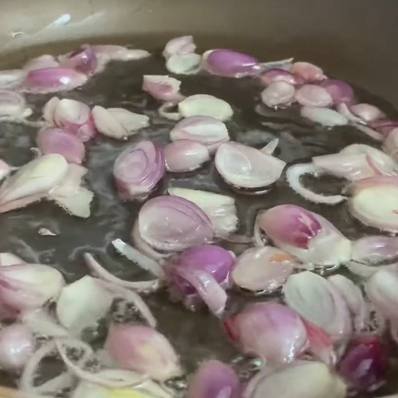 Bước 4 Phi hành Cháo gà tía tô