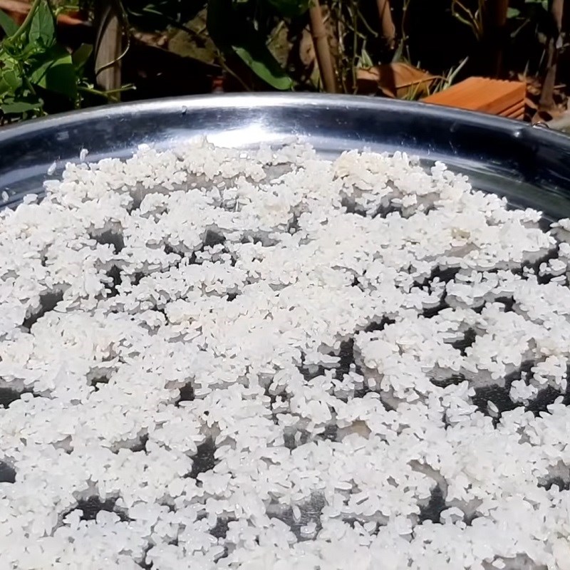Bước 1 Phơi cơm Cơm chiên nước mắm