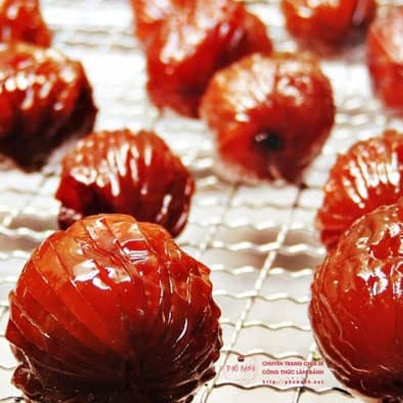 Bước 4 Phơi mứt táo Mứt táo ta không cần nước vôi