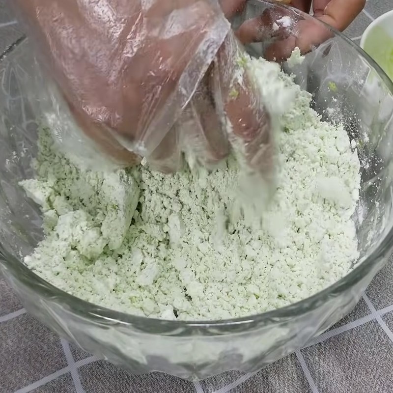 Bước 4 Trộn bột Bánh phục linh