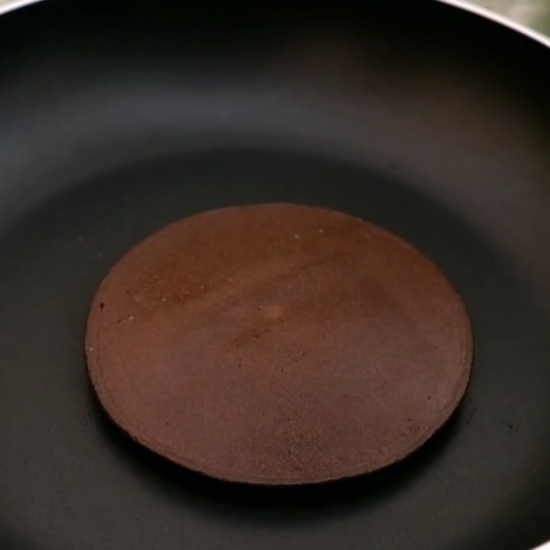 Bước 4 Rán bánh Bánh rán oreo nhân kem sữa