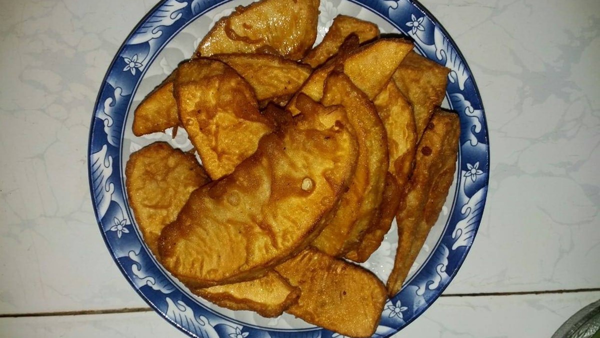 Sake chiên bằng bột chiên chuối