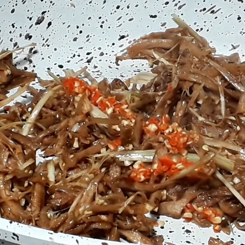 Bước 5 Sấy khô bò Khô bò chay từ chân nấm
