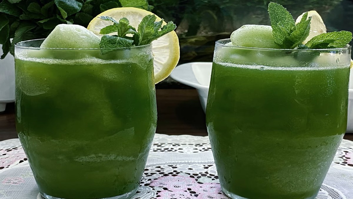 Sinh tố chanh bạc hà