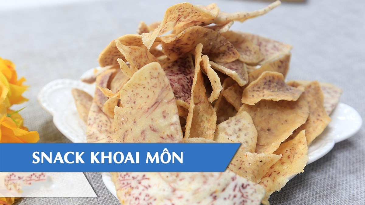 Snack khoai môn chiên giòn