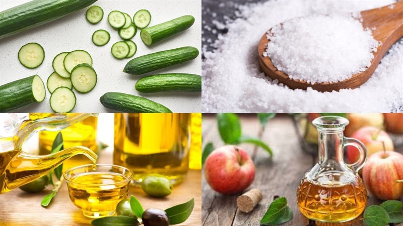 Nguyên liệu món ăn 4 món snack rau củ