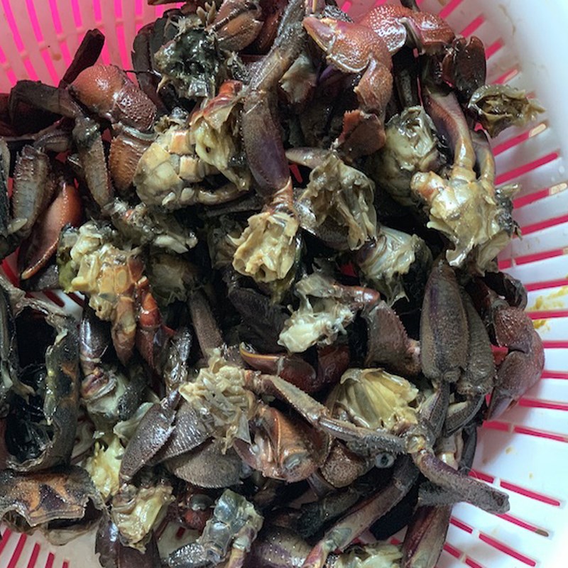 Bước 1 Sơ chế ba khía Ba khía rang me