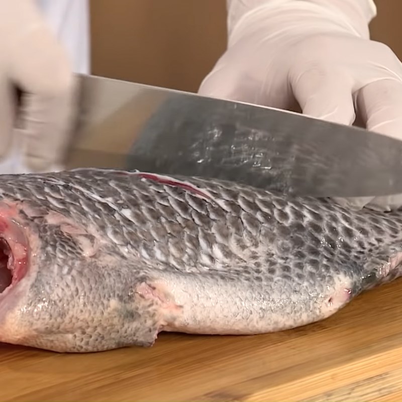 Bước 1 Sơ chế cá Cá nướng pa pỉnh tộp bằng lò nướng