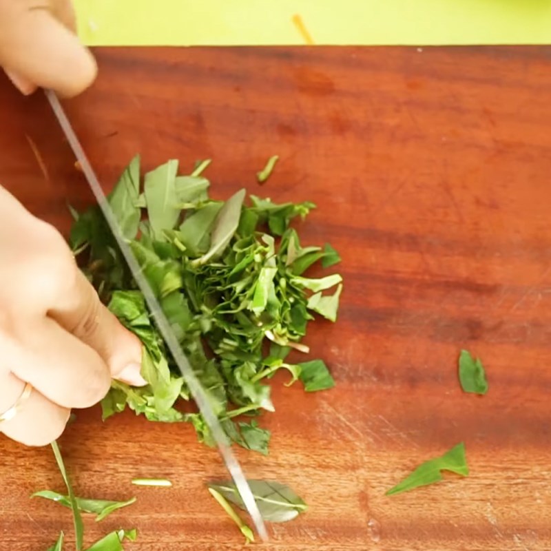 Bước 3 Sơ chế các loại rau củ quả Gỏi ổi tai heo