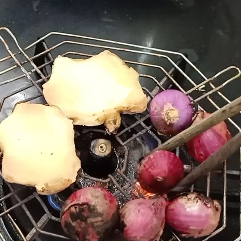 Bước 1 Sơ chế các nguyên liệu Đuôi bò hầm sả với đu đủ