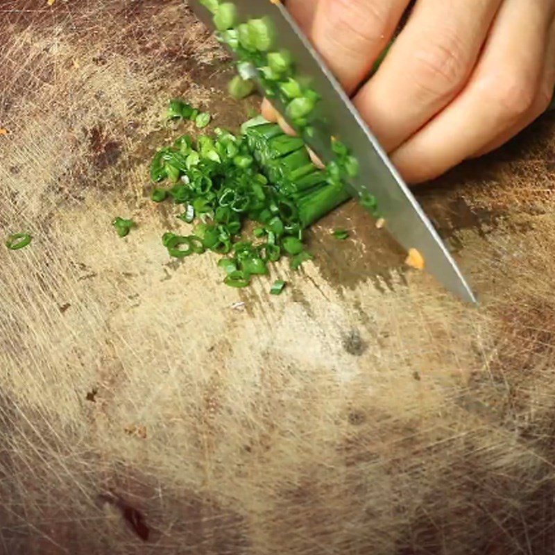 Bước 1 Sơ chế các nguyên liệu Bánh củ cải chiên giòn