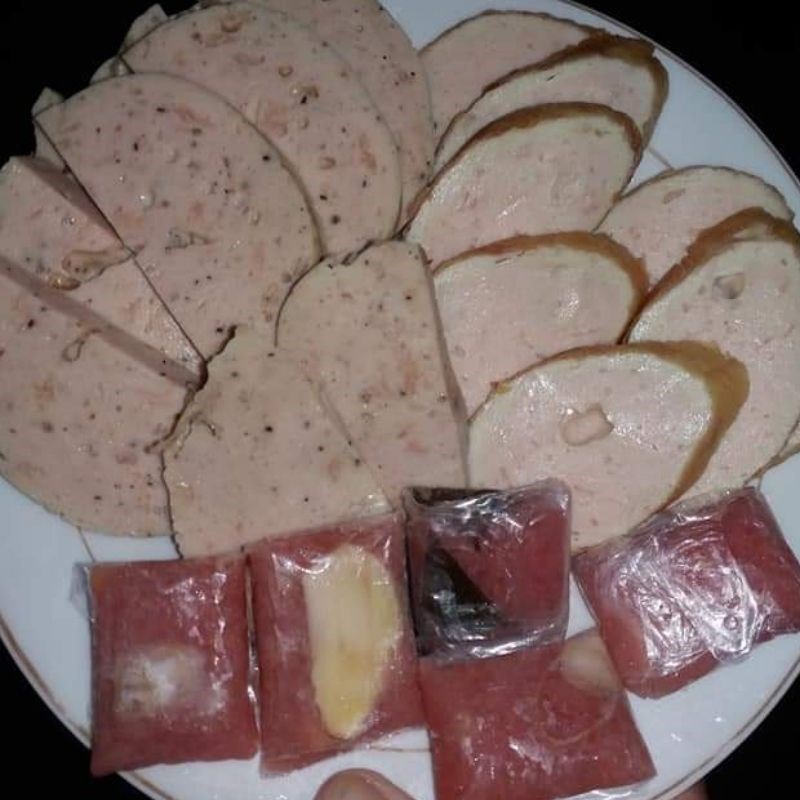 Bước 1 Sơ chế các nguyên liệu Bánh cuốn nhân thịt bằng bánh tráng