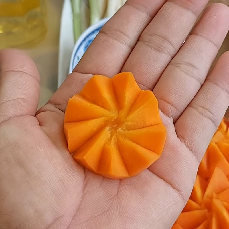 Bước 1 Sơ chế các nguyên liệu Cháo đậu xanh chay nấm