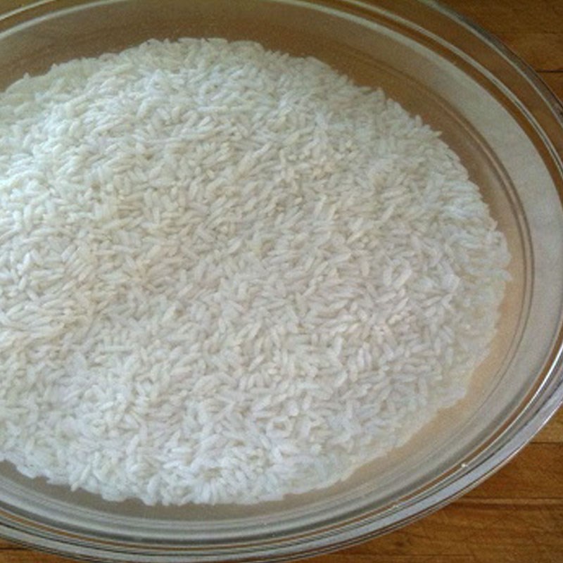 Bước 1 Sơ chế các nguyên liệu Cháo đậu xanh chay nấm