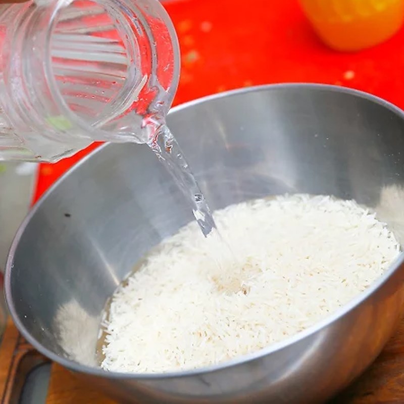 Bước 2 Sơ chế các nguyên liệu khác Cơm gà biryani