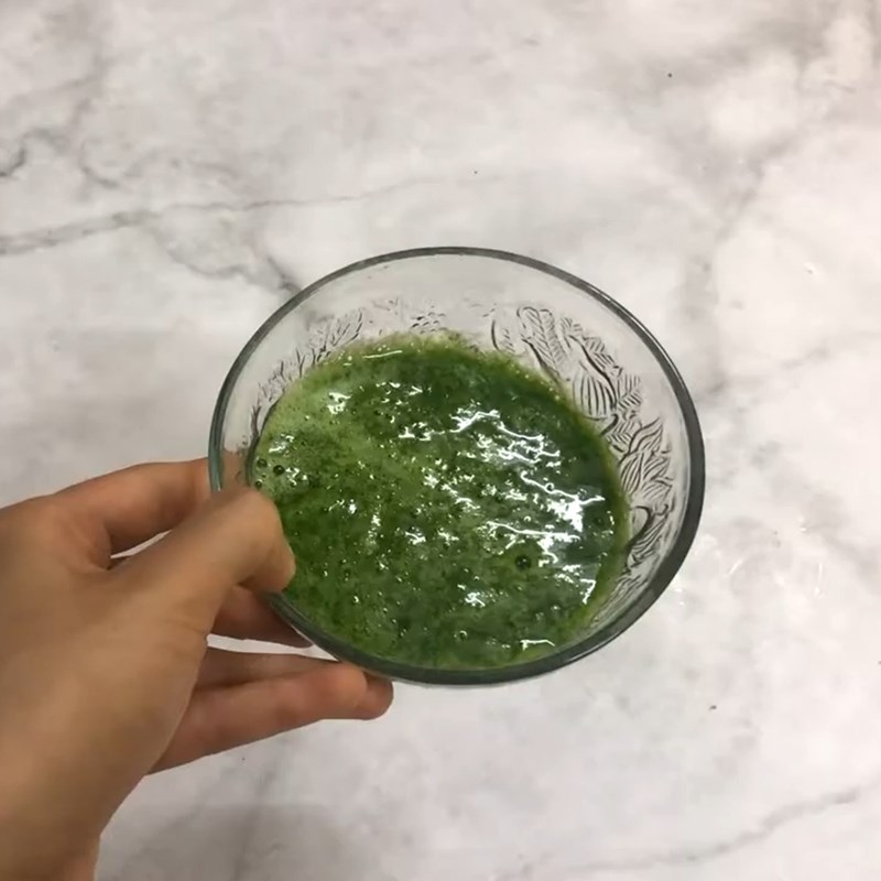 Bước 2 Sơ chế các nguyên liệu khác Cháo cá hồi rau mồng tơi khoai lang
