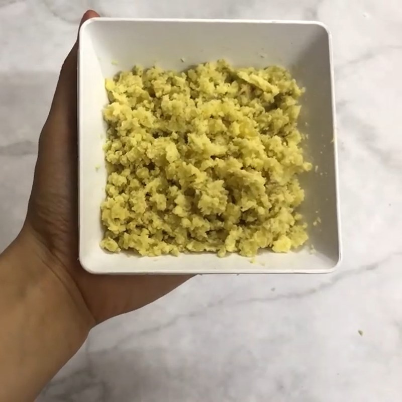 Bước 2 Sơ chế các nguyên liệu khác Cháo cá hồi rau mồng tơi khoai lang