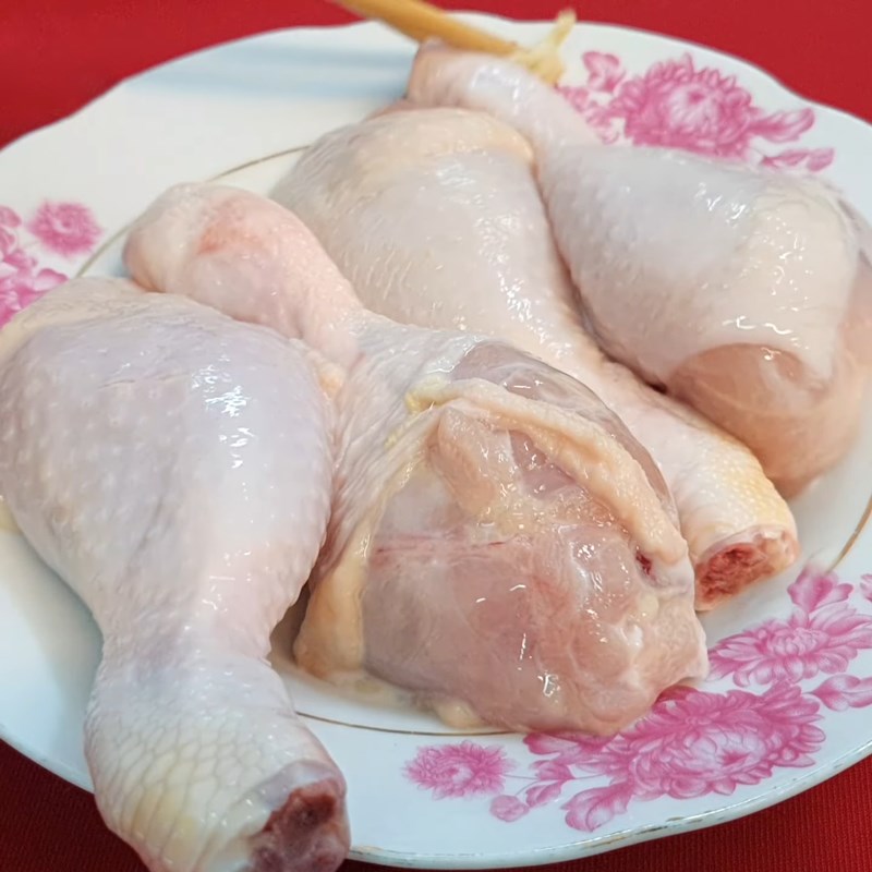 Bước 1 Sơ chế đùi gà Đùi gà chiên mật ong