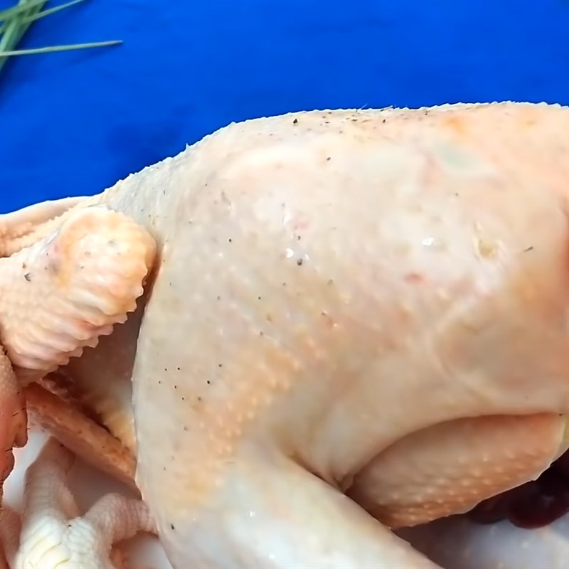 Bước 1 Sơ chế thịt gà Gà hầm sả đu đủ