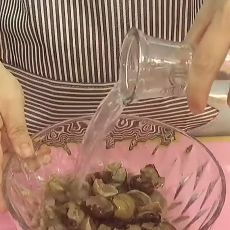 Bước 1 Sơ chế hạt dẻ Sữa hạt dẻ