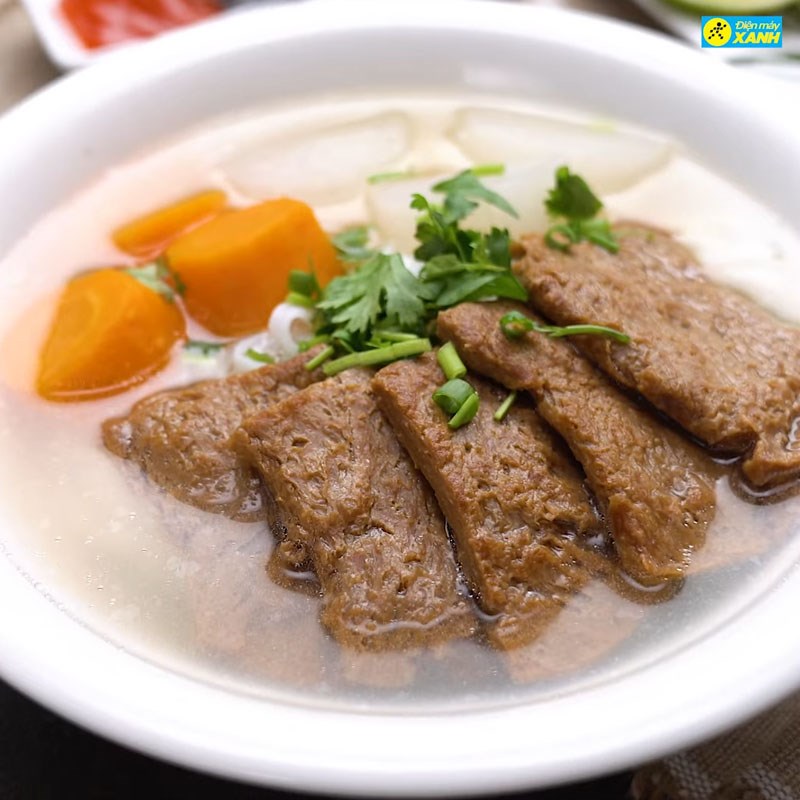 Bước 4 Hoàn thành Phở bò chay