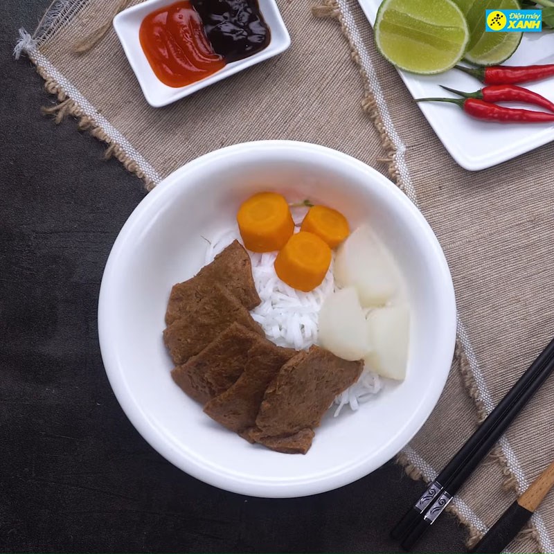 Bước 4 Hoàn thành Phở bò chay