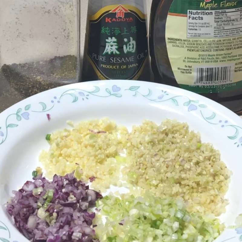 Bước 1 Sơ chế nguyên liệu Bánh ướt cuốn thịt nướng Hội An