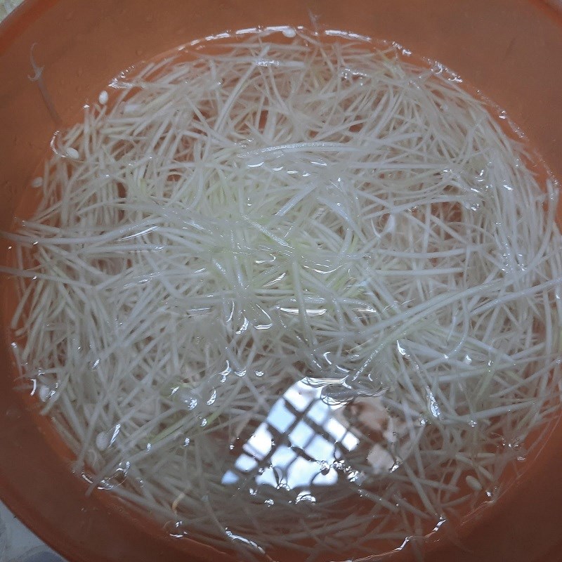 Bước 1 Sơ chế nguyên liệu Gỏi đu đủ khô bò (bò hít)