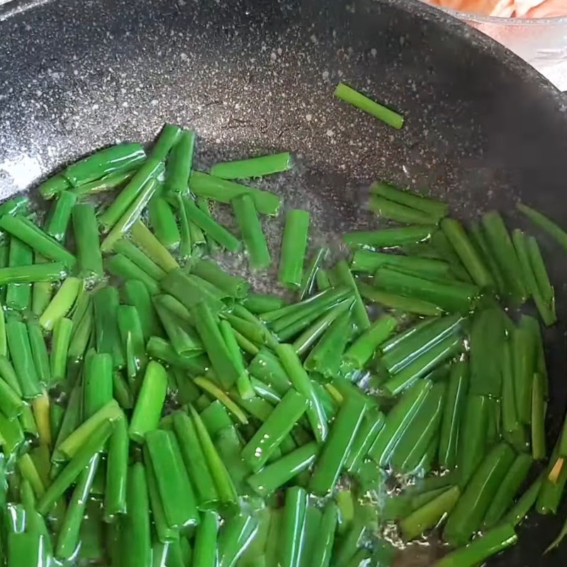 Bước 1 Sơ chế nguyên liệu Bánh ướt chay
