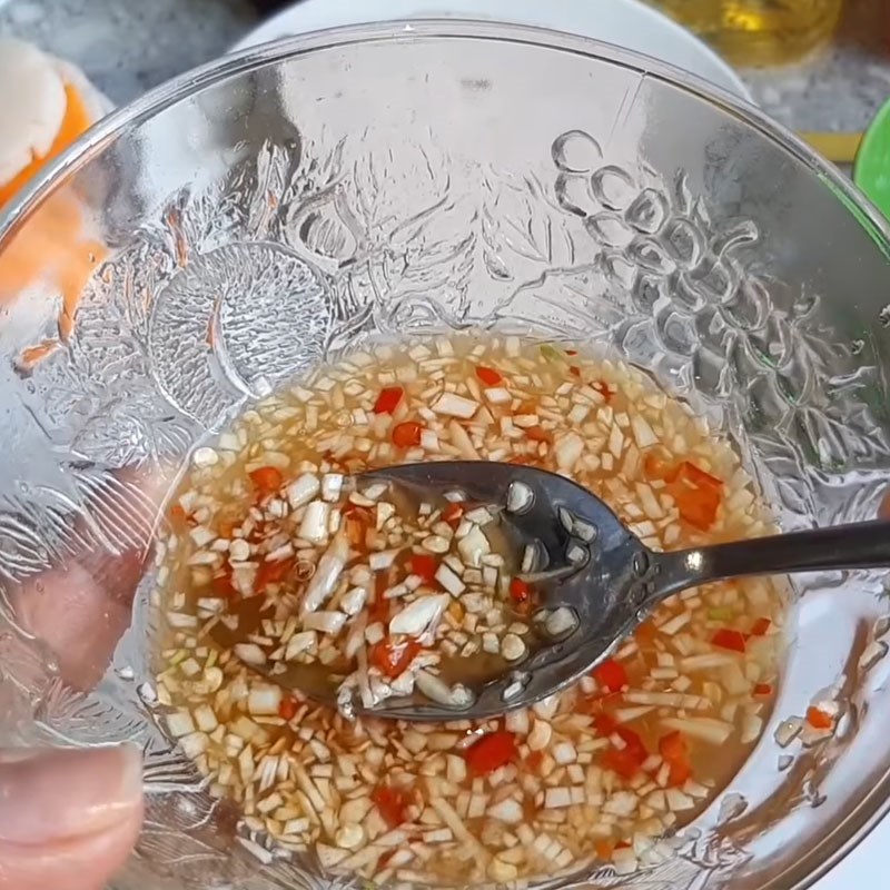 Bước 1 Sơ chế nguyên liệu Bánh ướt chay