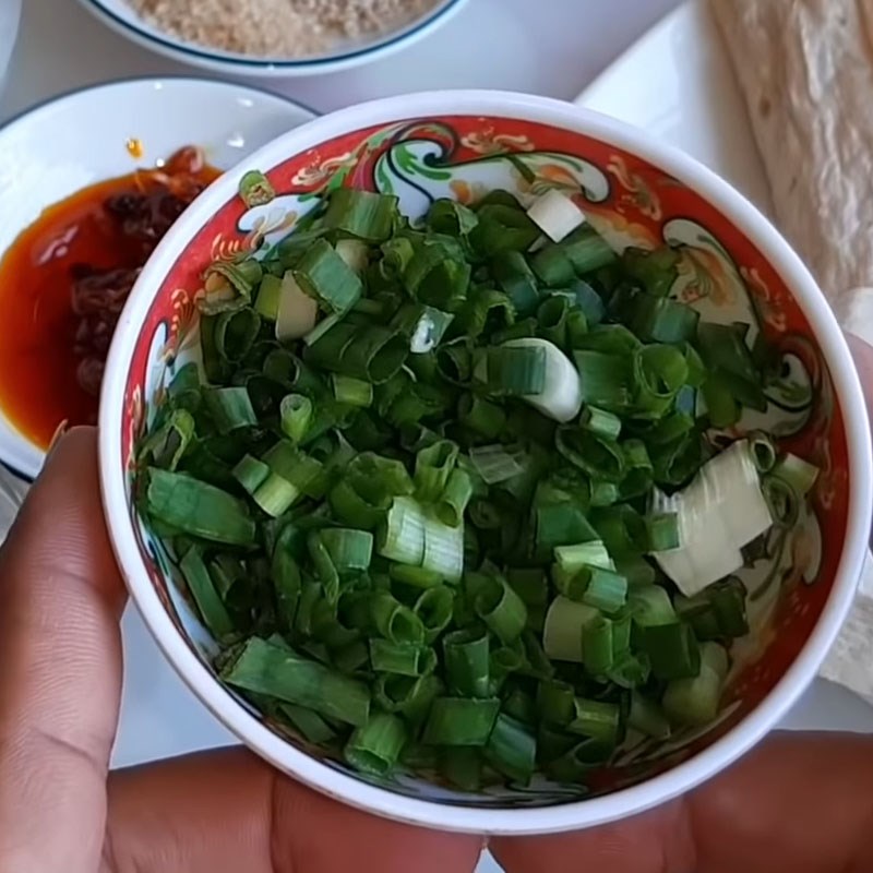 Bước 1 Sơ chế nguyên liệu Bánh tráng nướng chay