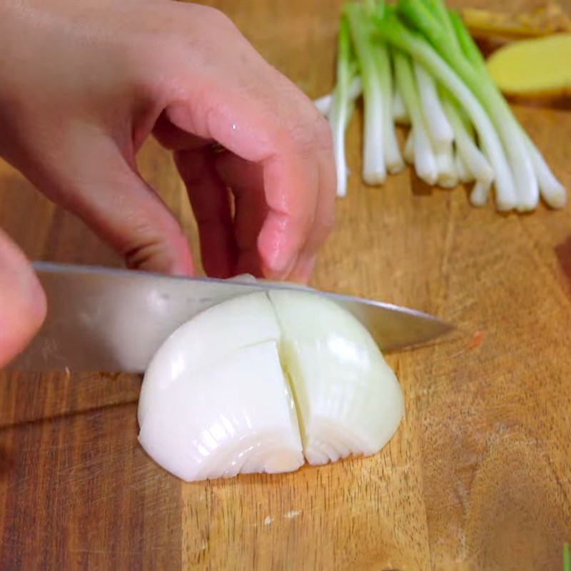 Bước 1 Sơ chế nguyên liệu Sườn nướng phô mai Hàn Quốc
