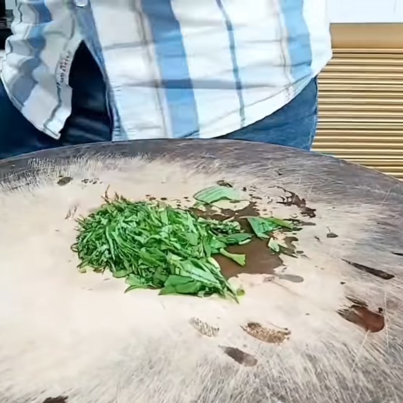 Bước 1 Sơ chế nguyên liệu Chả đậu xanh thịt viên