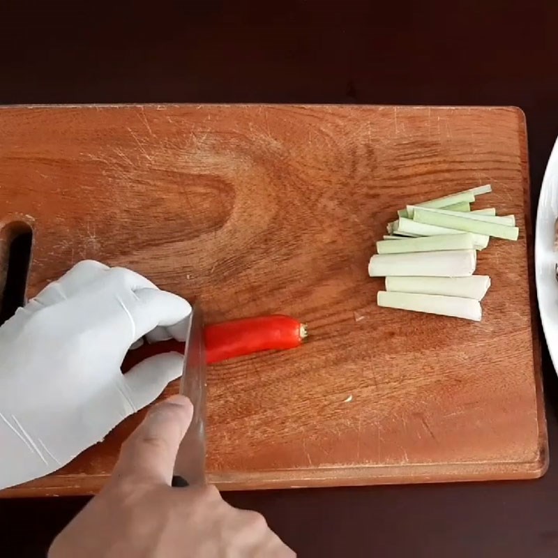 Bước 1 Sơ chế nguyên liệu Ốc hương hấp sả