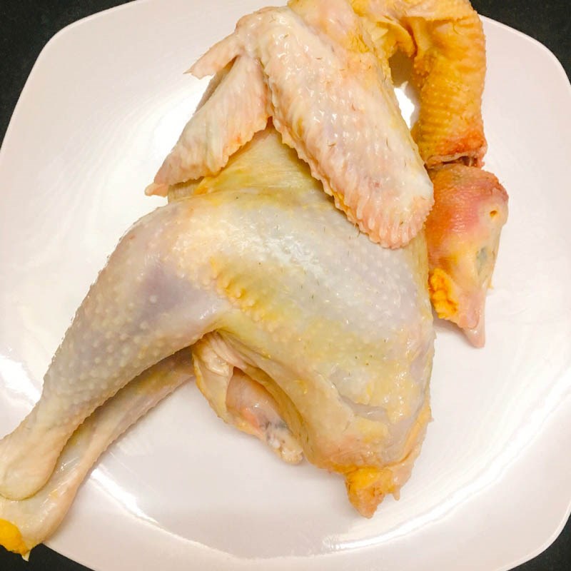 Bước 1 Sơ chế nguyên liệu Phở gà trộn chua ngọt