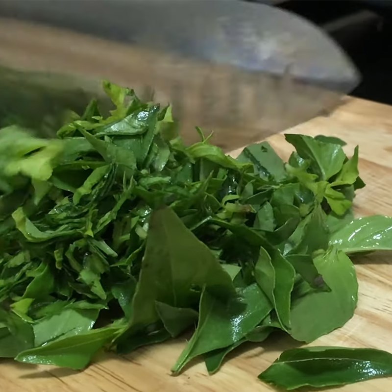 Bước 1 Sơ chế nguyên liệu Cơm chiên muối é