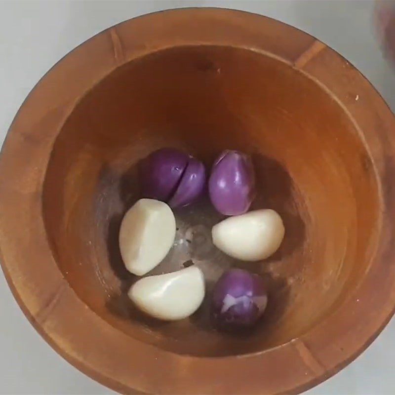 Bước 1 Sơ chế nguyên liệu Khô cá lóc sốt me