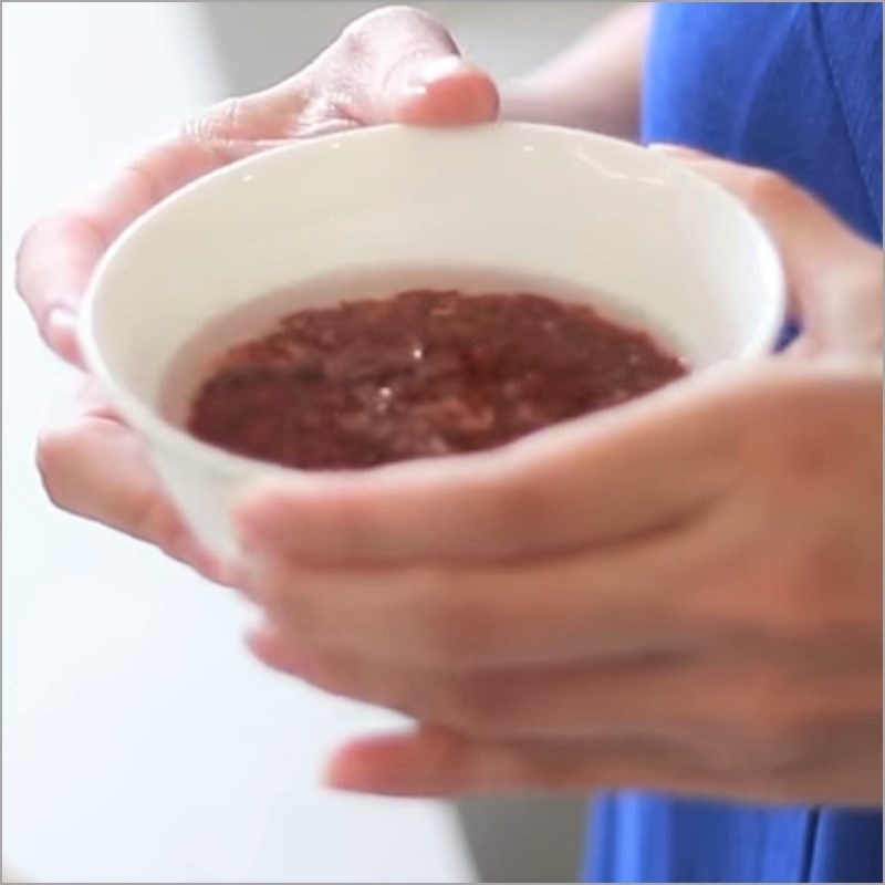 Bước 1 Sơ chế nguyên liệu Cháo gạo lứt