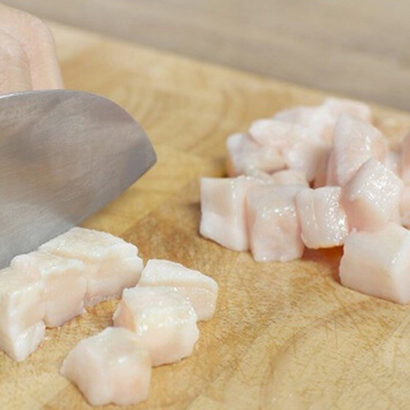 Bước 1 Sơ chế nguyên liệu Bánh tráng trộn tóp mỡ